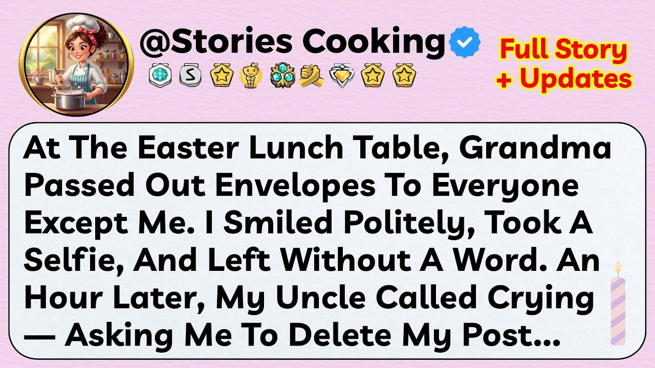 At The Easter Lunch Table, Grandma Passed Out Envelopes To Everyone Except Me. I Smiled Politely,...