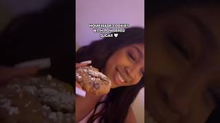 Eating Homemade Cookies