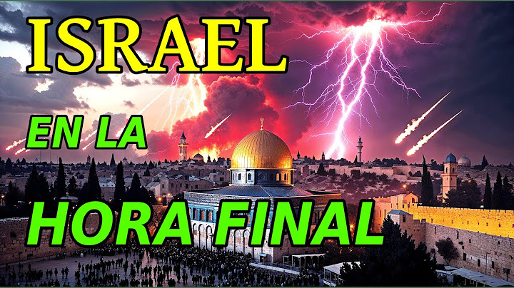 Israel en la Hora Final: ¿Qué dice la Biblia? ✝️