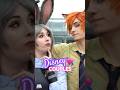 THE CUTEST Disney Couple COSPLAYS 😍 #shorts