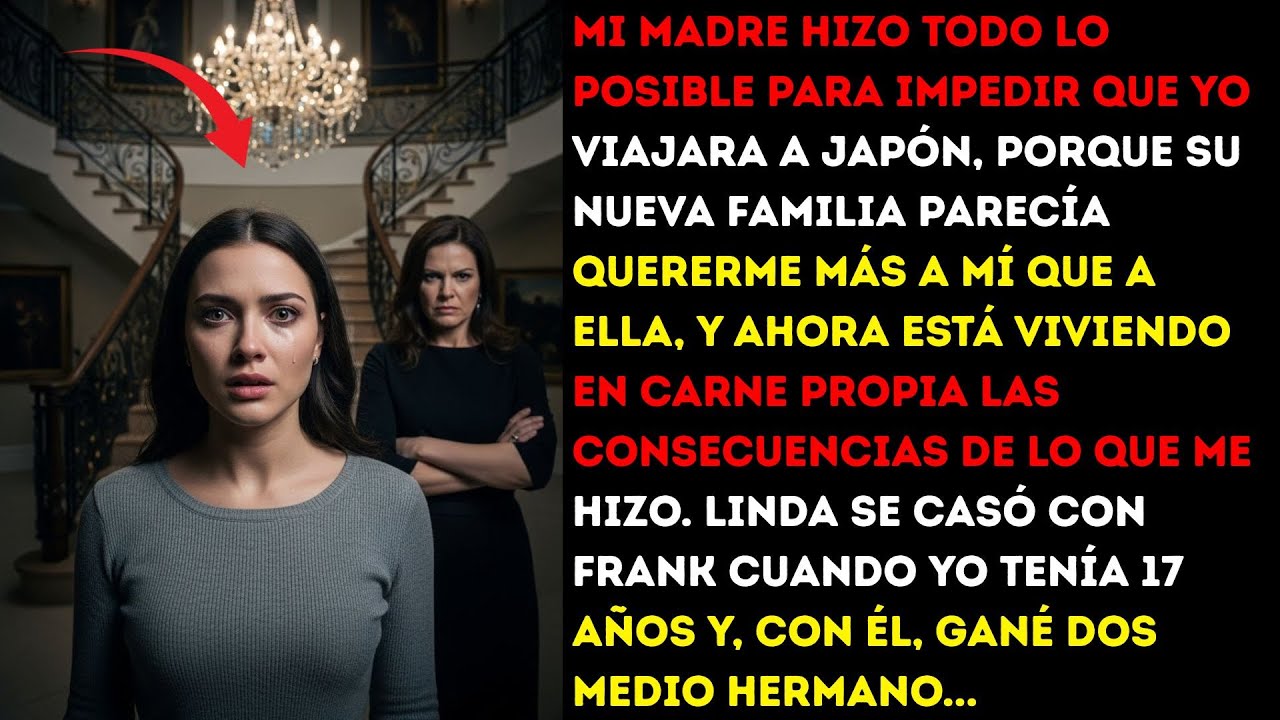 Mi madre hizo todo lo posible para impedir que yo viajara a Japón, porque su nueva familia parecía..