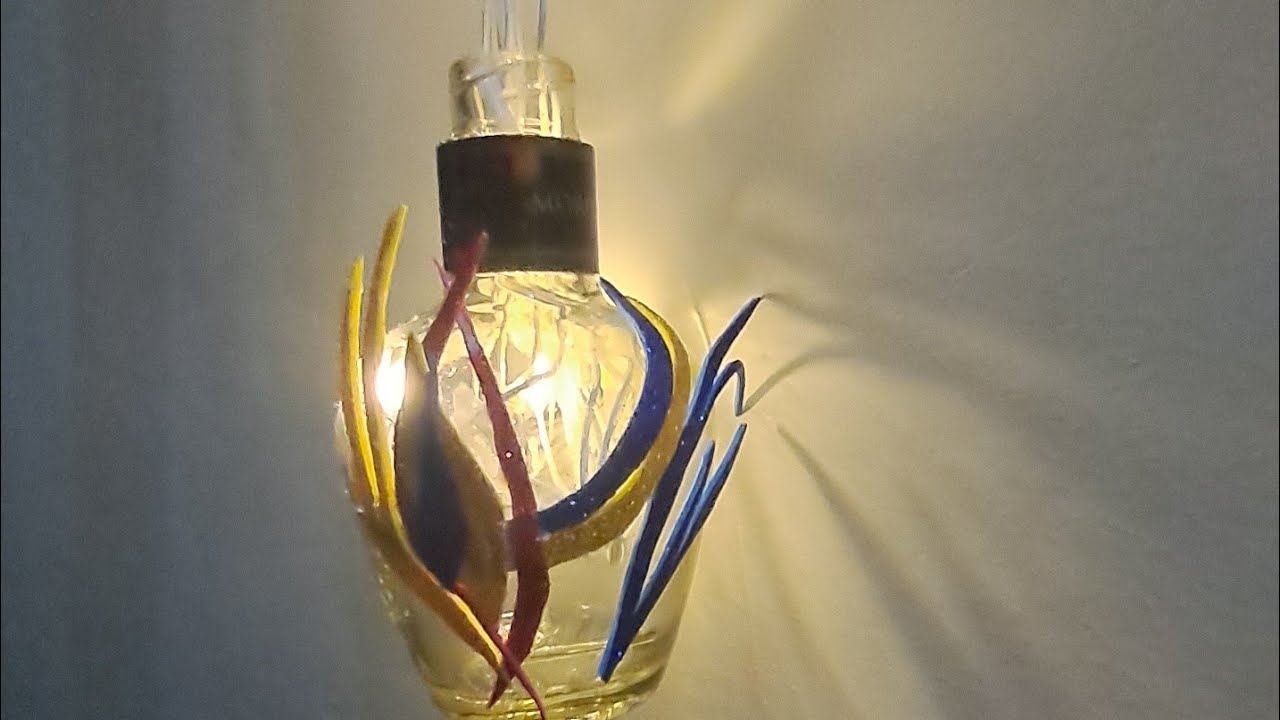 How To Make Brandy Bottle Holder//Creative Ideas With Empty Bottle//