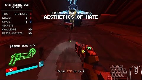 Speedrunning a random ultrakill level every day until i start hrt | Day 52 (6-2)