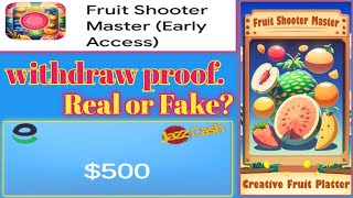 Fruit shooter master app withdraw proof.fruit shooter master app real or fake.online earning app. screenshot 4