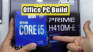 intel Core i5 10400 ASUS PRIME H410M-E Office PC Build