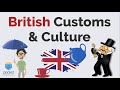 British customs  culture  england