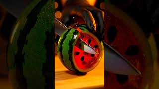✨ Slicing a Glass Watermelon 🍉✨ | ASMR Visual Delight