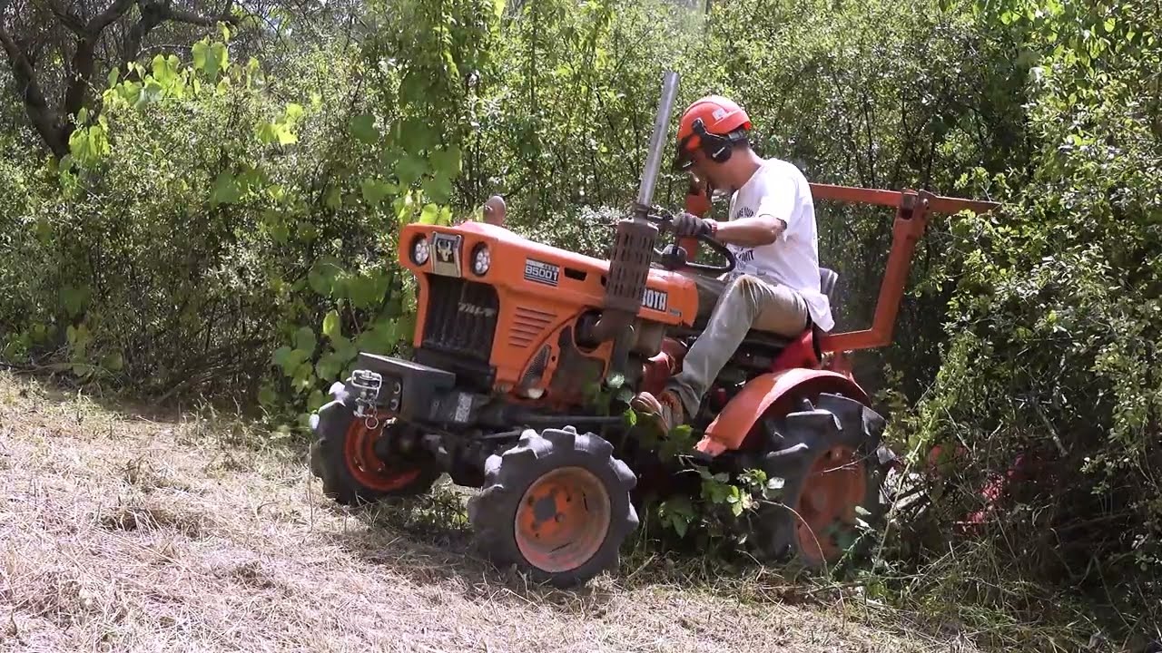 PENDENZA ESTREMA VS KUBOTA B5001 DEL 1980