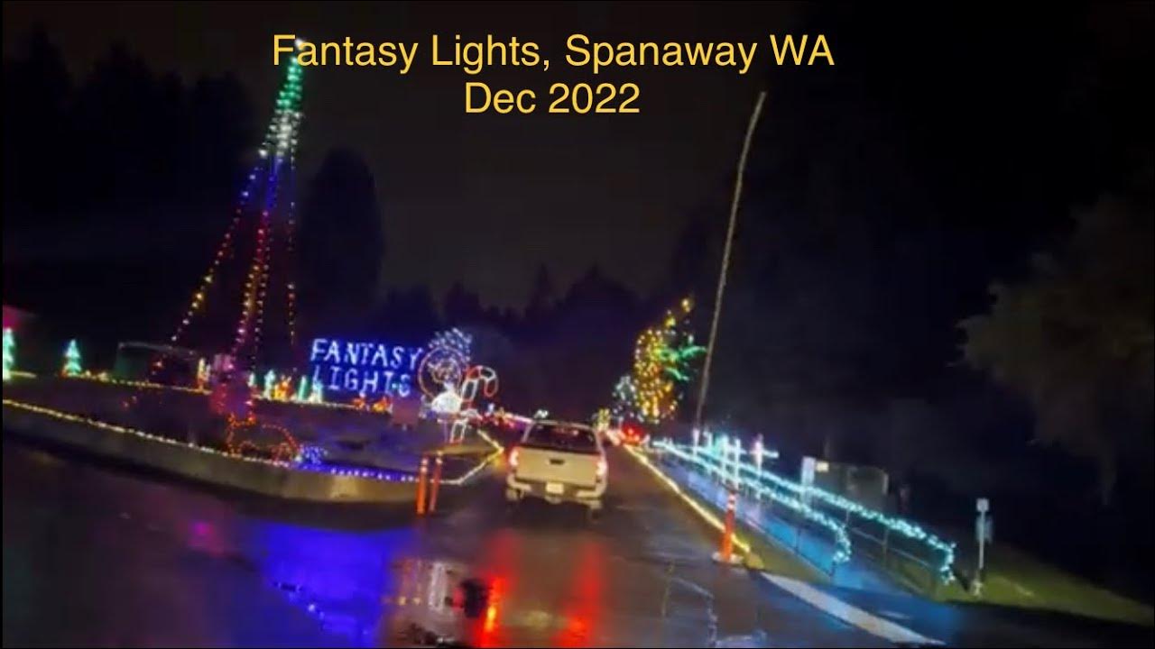 Fantasy Lights in Spanaway park, Washington State (Dec 2022) YouTube