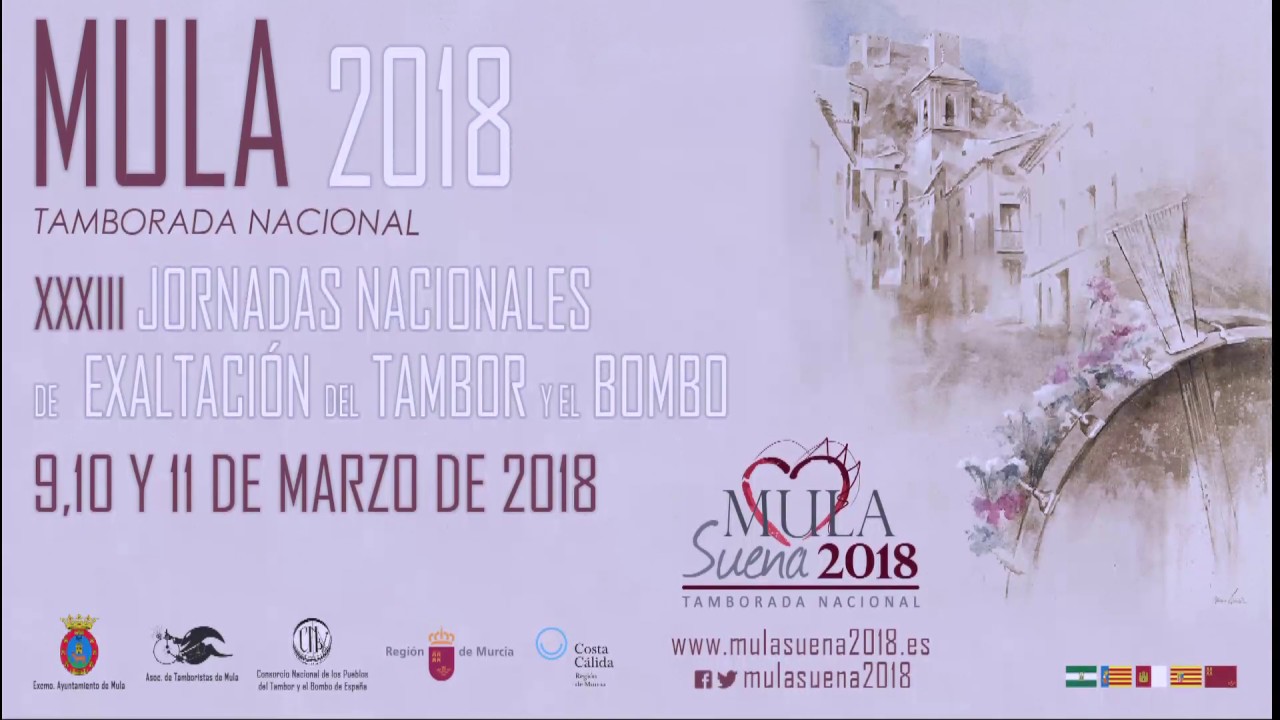 Acto de Exaltación del Tambor y el Bombo - Mula Suena 2018 - Tamborada Nacional