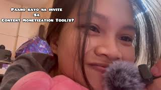 Paano kayo na invite sa content monetization? #contentmonetizationtools