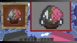 Making a Zombified Piglin spawn egg out of blocks in Minecraft