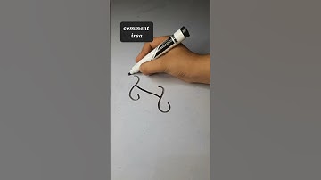 how to write name 💕 irsa 🤩cursive writing #youtubeshorts #youtube #ytshorts