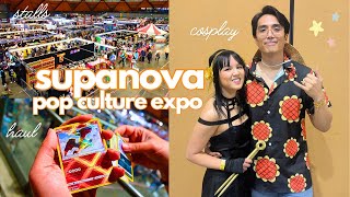 supanova 2024 sydney vlog // comic con, cosplay, tcg hunts, artist alley & merch haul