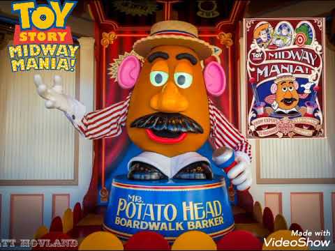 Toy Story Midway Mania : Hot potato sing by Mr Potato Head (Don Rickles ...