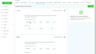 Review Request Send Settings