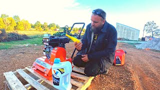 Harbor Freight Plate Compactor Setup and Review