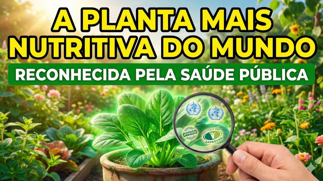A planta mais nutritiva do mundo — reconhecida por órgãos de saúde ...