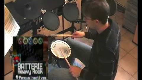 Play Guitar Hero World Tour with a Midi Electronic Drum (Double hit problem fixed)