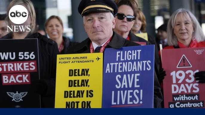 Flight Attendants Join Day Of Action To Demand Better Pay
