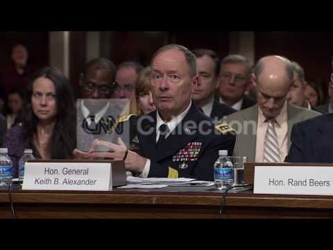 SENATE:NSA DIR TESTIFIES- BROKEN GLASS