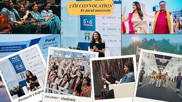 20,000 Students Attend 7th Annual University Convocation | parul university