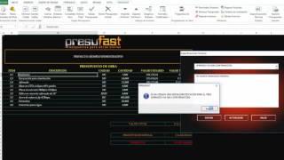 Presufast - Especificaciones Técnicas