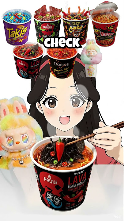 β οΈEXTREME SPICY RAMEN ASMR!π₯