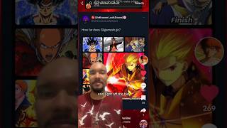 Gilgamesh runs the #anime/#manga #gauntlet! #fate #vs #naruto #onepiece #bleach #dbz #7ds #shorts