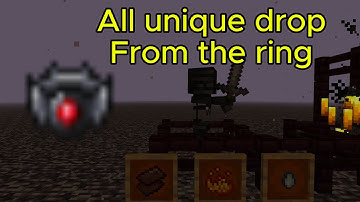 Enigmatic legacy - all unique drops from mobs with a ring