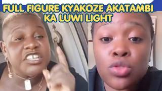 FULL FIGURE KYAKOZE LUWI LIGHT TALIDAMU KUTA BUTAMBI BWA BUSEEGU