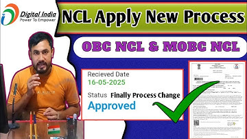 How to Apply NCL  Certificate/Non Creamy Layer Certificate/Step by step Guide/OBC and MOBC NCL Apply