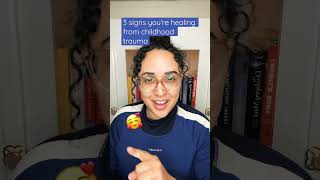 3 Signs you’re healing from childhood trauma #youtubeshorts #shortvideo