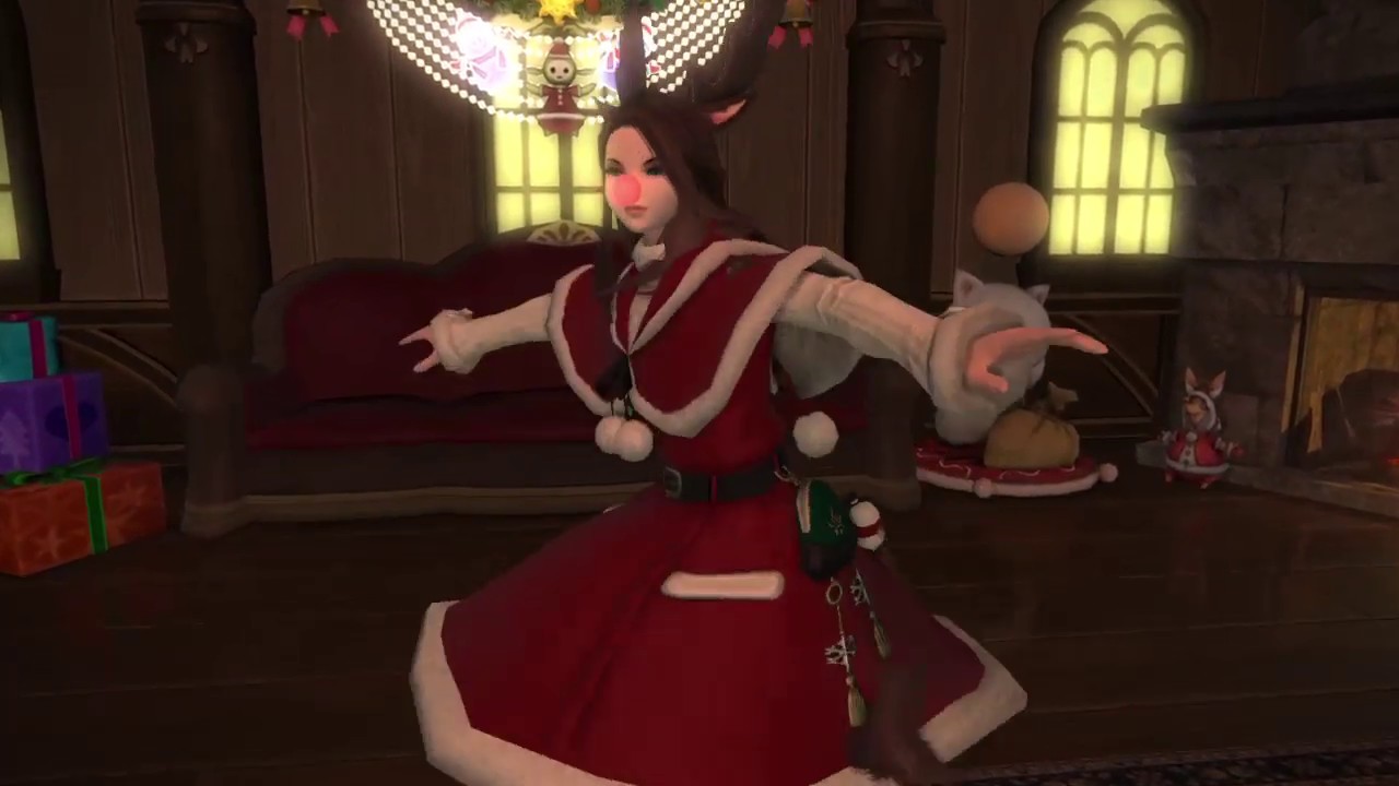 Final Fantasy XIV Christmas Outfits and Decorations YouTube