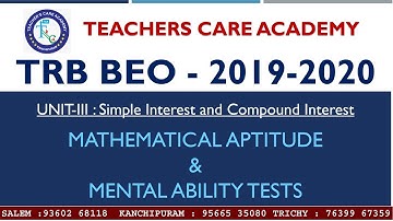 UNIT-III BEO Simple Interest & Compound Interest (Part-2)