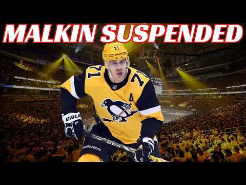 Breaking News: Penguins Evgeni Malkin SUSPENDED For Slashing Rasmus Dahlin