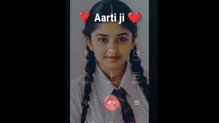 Aarti ji 🌹 ( Love 😘) ❤️ Call Prank Duplicate Girl Voice Call Prank Indian Girl Crush GF Video Call