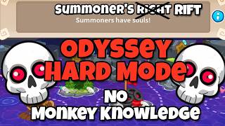 BTD6 Odyssey Guide || No Monkey Knowledge || Summoner's Right (Rift)