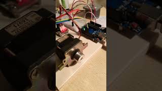 Stepper test with Arduino control