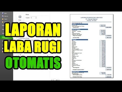 Video: Bagaimana Anda menghitung laporan laba rugi ukuran umum di Excel?