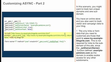 Web Analytics Training: Customizing Async - Part 2