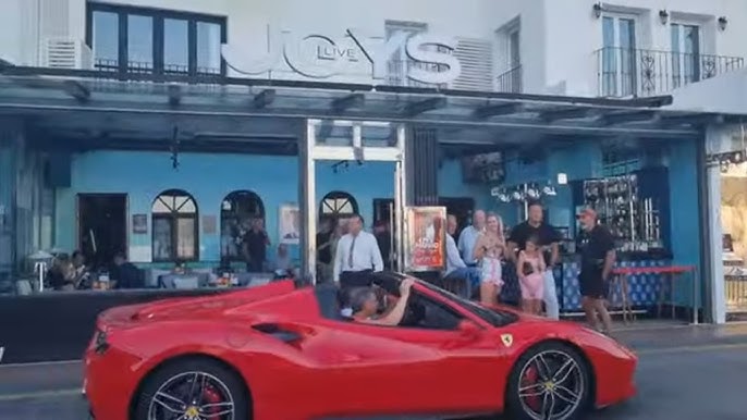 Puerto Banús cars, Normal street in PB in Summer!