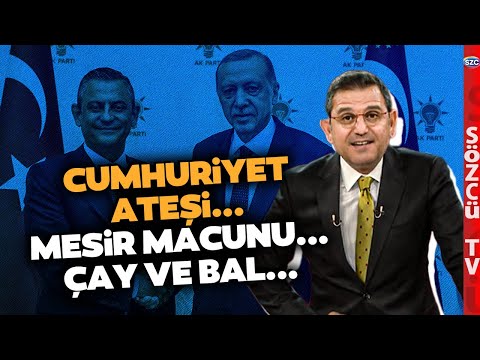 Özgür Özel Erdoğan'a Cumhuriyet Ateşi ve Mesir Macunu Hediye Etti! Fatih Portakal Yorumladı