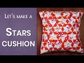 How to make a Stars cushion, Fabric Weaving project