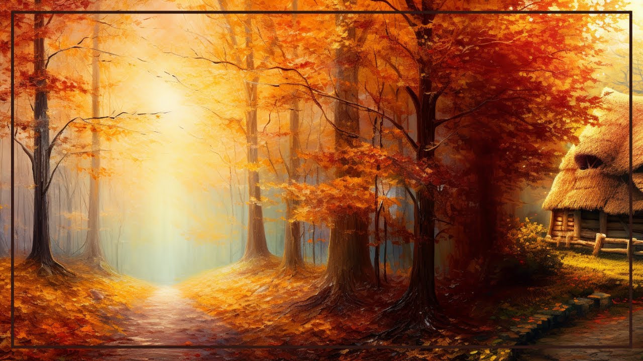 Cozy Autumn Forest Ambience, Nature Sounds, Autumn Night Sounds - YouTube