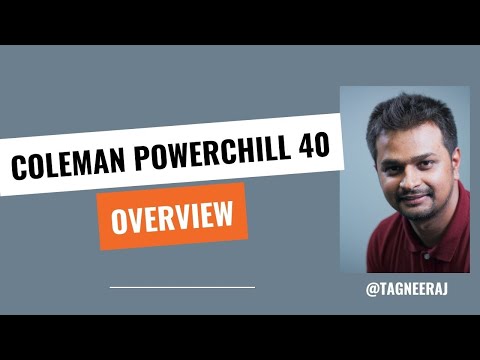 Coleman Powerchill 40 Quart Thermoelectric Cooler Review and Unboxing