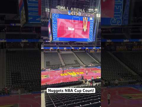 Nuggets’ NBA Cup court is ready for action 👀