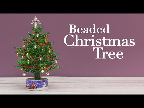 How to Make Your Own Hanging Beaded Christmas Tree Decorations