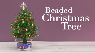 Beaded Christmas Tree - Janes Distractions