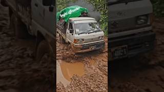 Only Expert Drivers Can Cross This Mud Road 😤 #shortvideo #automobile #offroadtrip #offroad